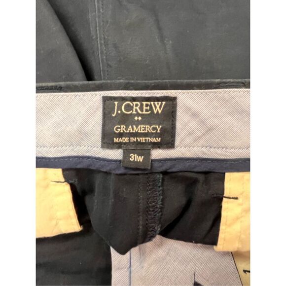 J. Crew Gramercy Fit Navy Walking Shorts sz 31 - Picture 4 of 5